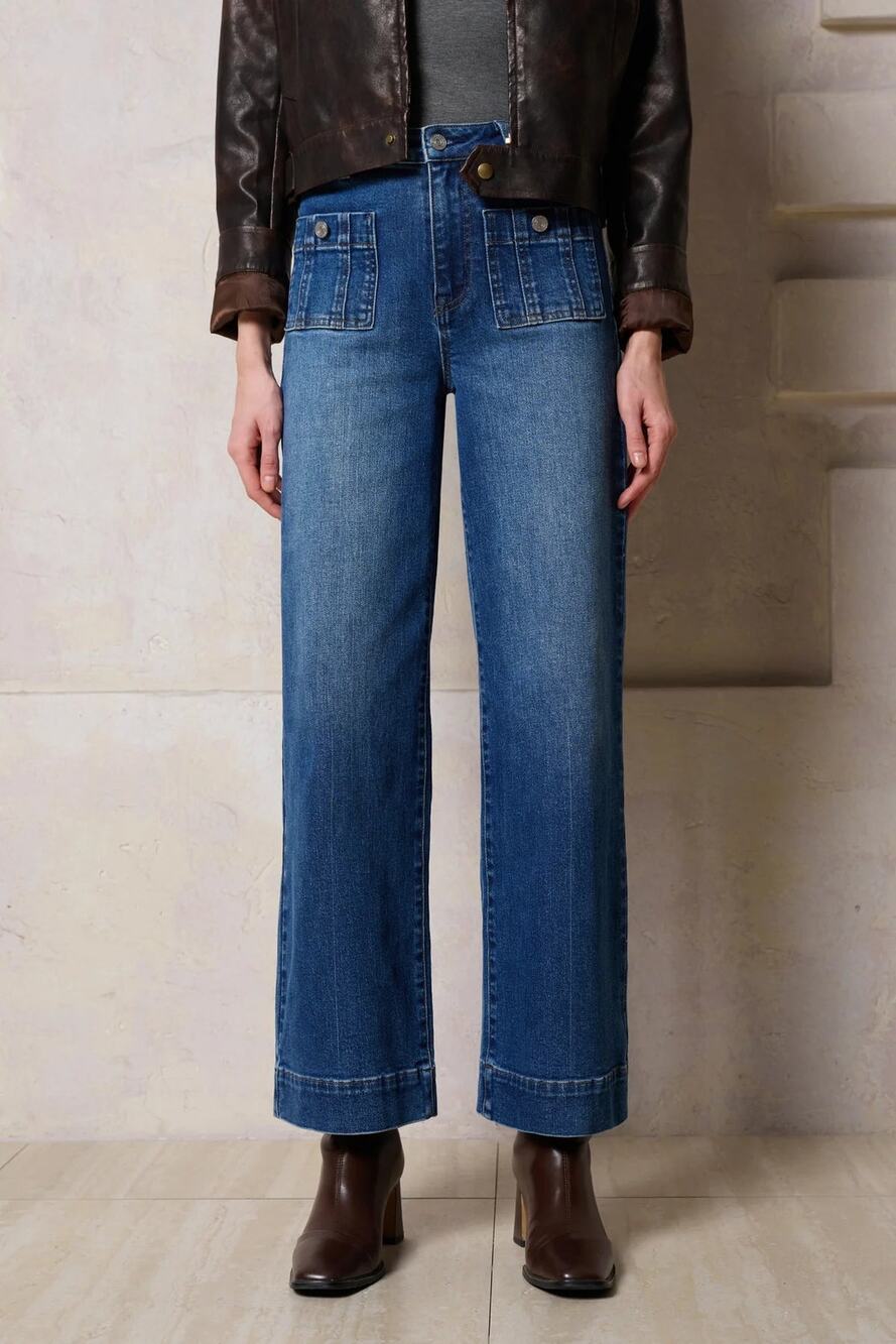 Hongkong High Waist Loose Straight